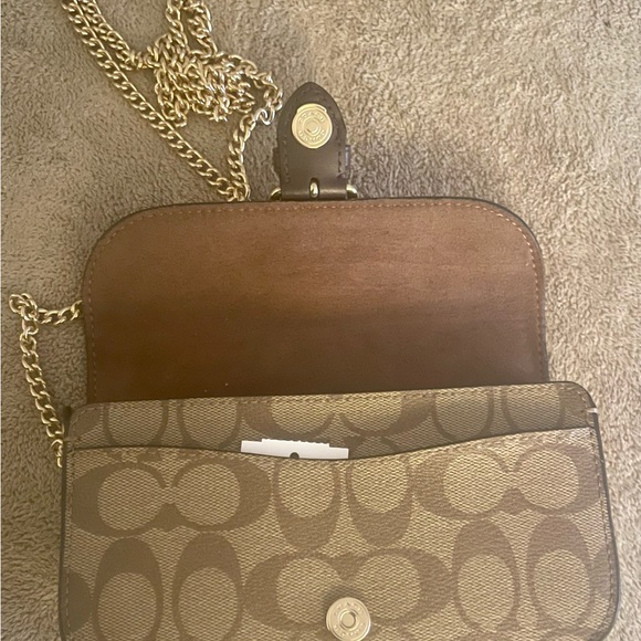 ****SOLD**** NWT Coach Suede Signature M/X Kleo - Picture 5 of 10